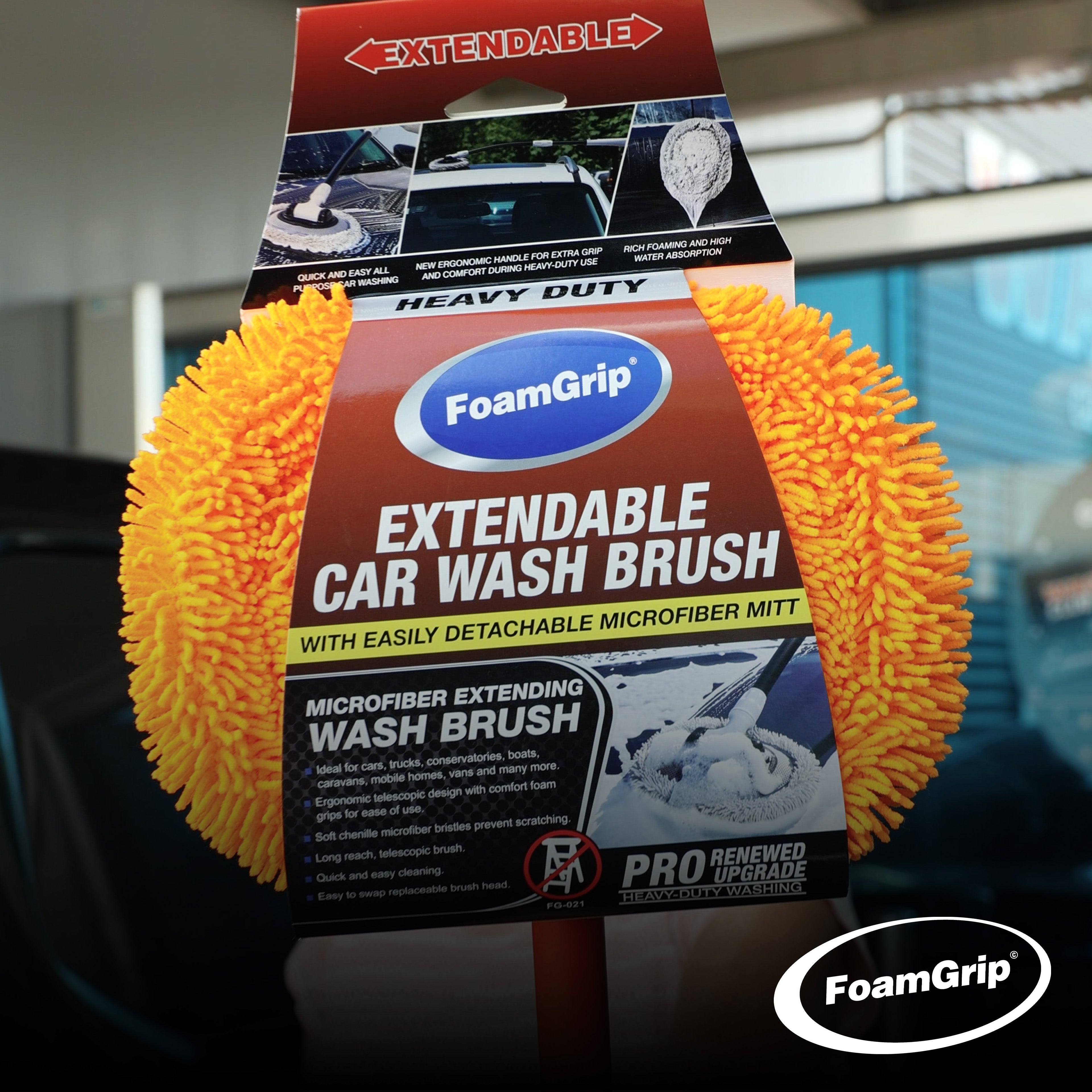 Welke FoamGrip® wasborstel past bij jouw voertuig?